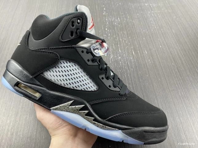 845035-003 5 (2016) Black Retro Jordan Metallic 1206